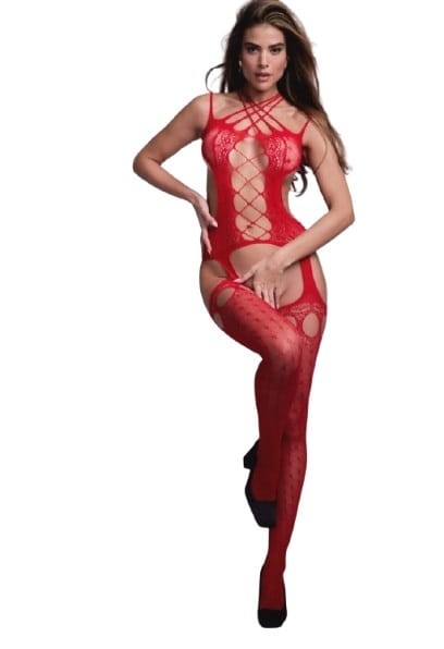 Bodystocking Christine Jasmin Red S-L
